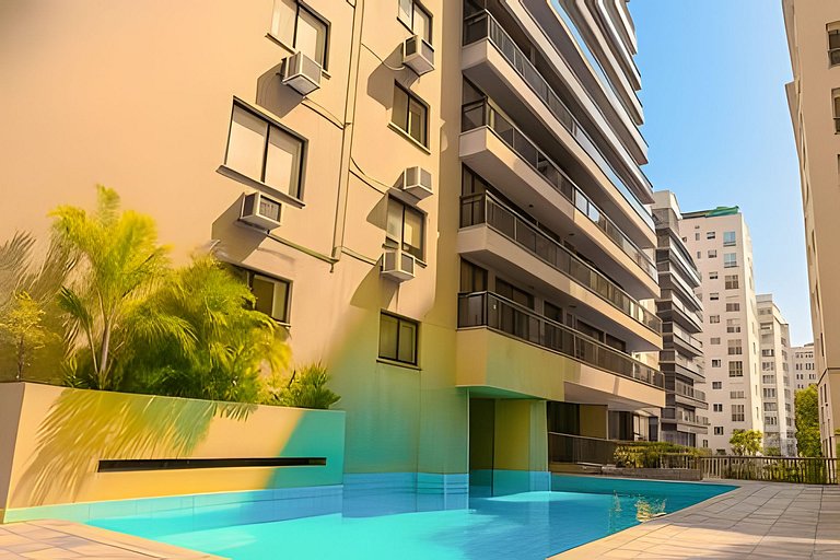 Copacabana - Posto 3 com Piscina, Academia e Vaga