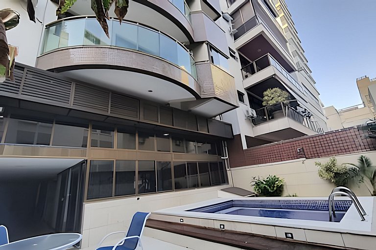 Ipanema Beach Star- Praia -Metrô e 1 vaga garagem