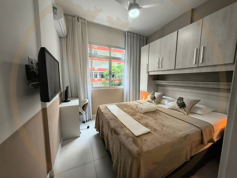 Copacabana - Barata Ribeiro 5 min praia e metrô