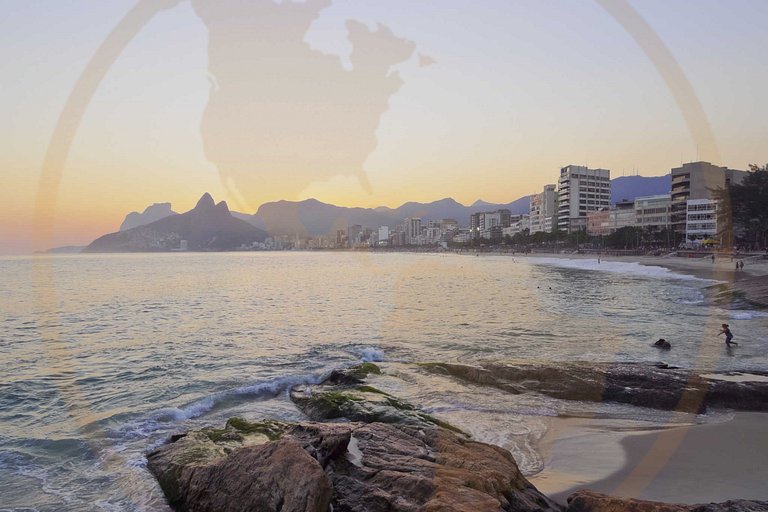 Ipanema - Jangadeiros, praia e metrô