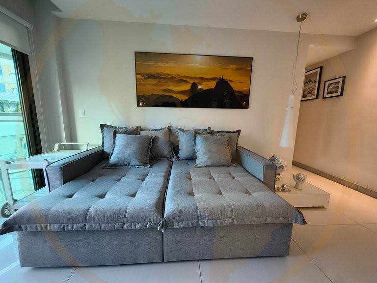 Ipanema Beach Star- Praia -Metrô e 1 vaga garagem