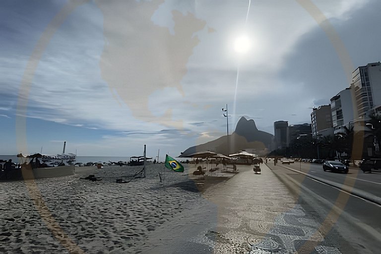 Estúdio "Tipo Casa" na Quadra da Praia do Leblon