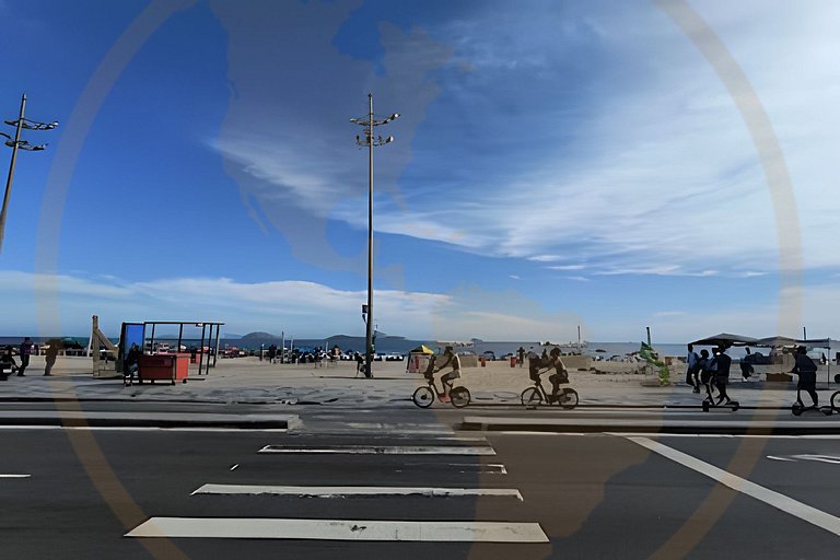 Estúdio "Tipo Casa" na Quadra da Praia do Leblon