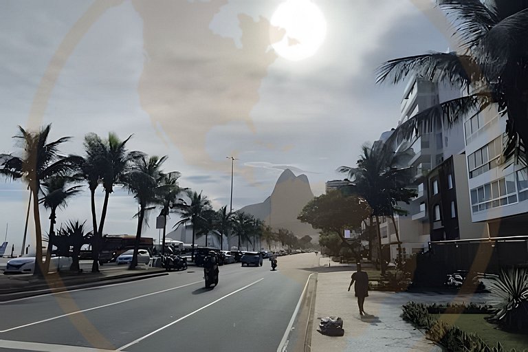 Estúdio "Tipo Casa" na Quadra da Praia do Leblon