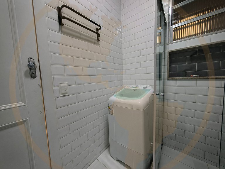 Copacabana: Apartamento equipado na praia