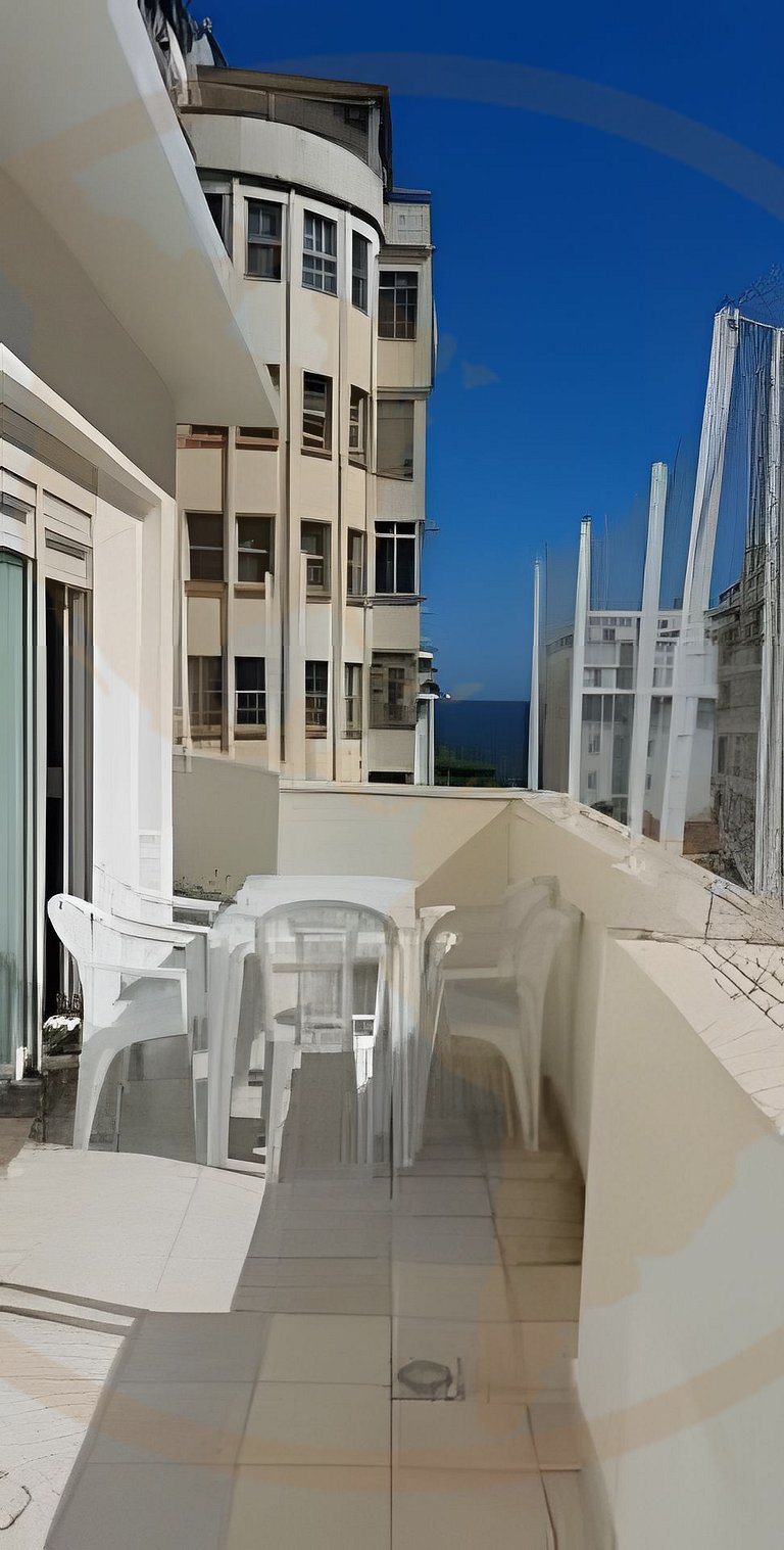 Cobertura Palace, próximo ao Hotel, terraço e praia