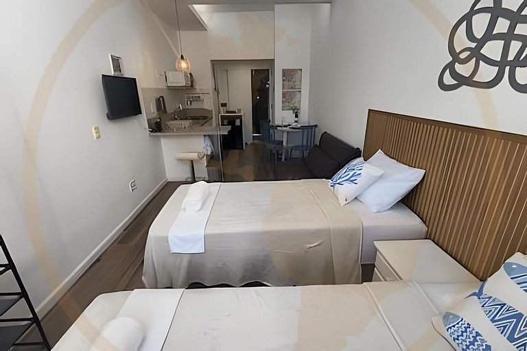 Estúdio Prático e Equipado no Coração de Botafogo