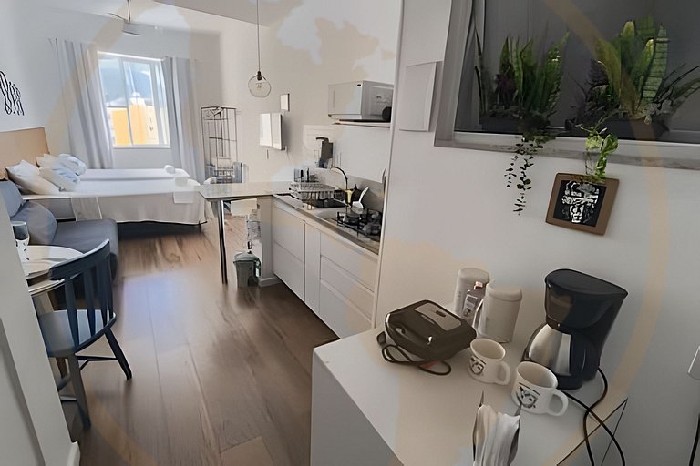 Estúdio Prático e Equipado no Coração de Botafogo