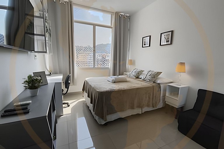 Praia de Botafogo II, shopping, bares e metrô