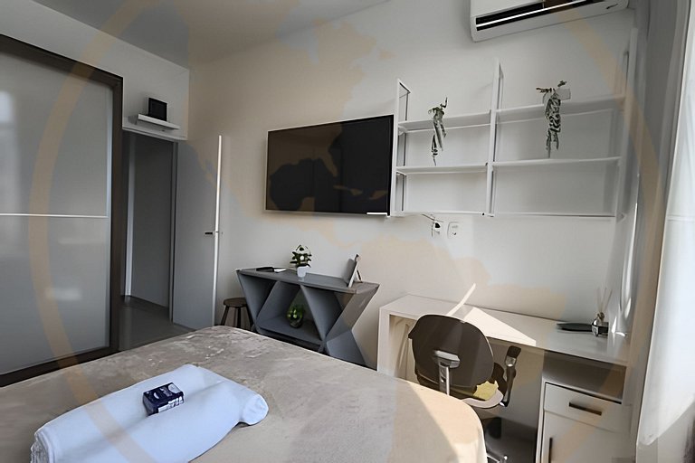 Praia de Botafogo II, shopping, bares e metrô