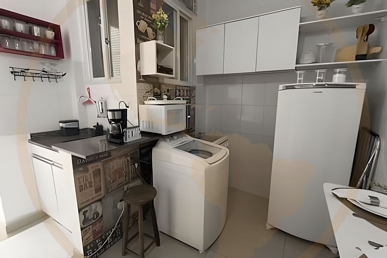 Praia de Botafogo II, shopping, bares e metrô