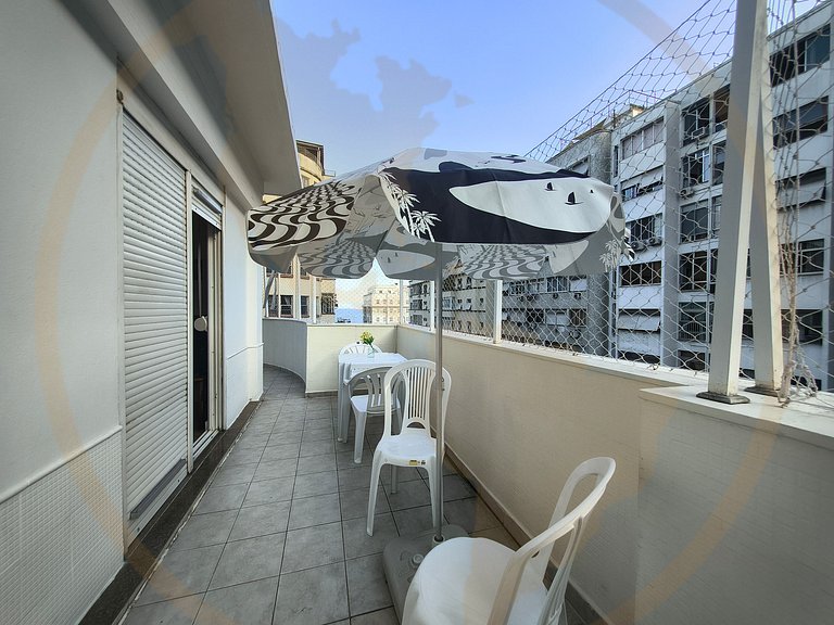 Cobertura -Perto Copacabana Palace e 200m da Praia