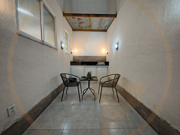Oásis em Copacabana: apart. moderno e silencioso